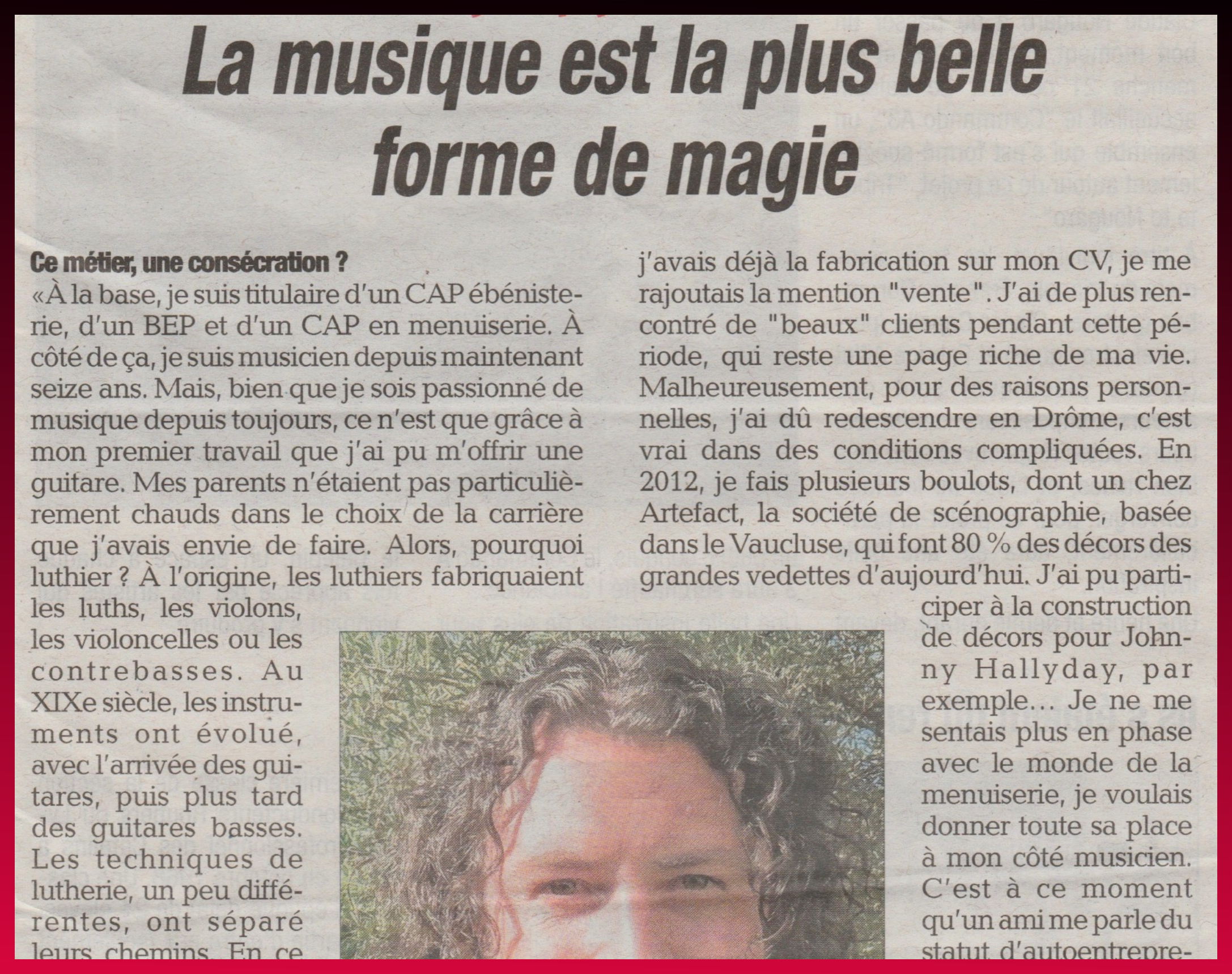 La tribune de Montélimar article sur Speach Art